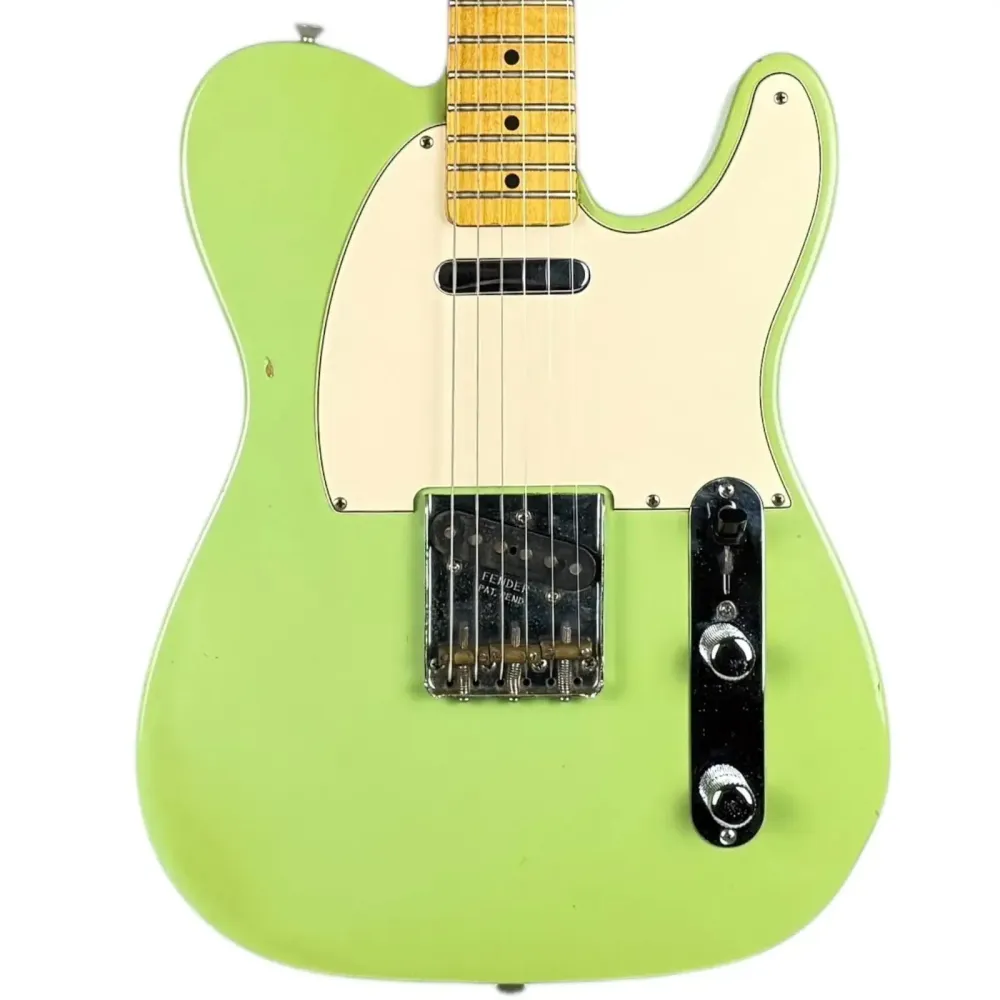 Fender '52 Telecaster Custom Shop "California Beach" NOS Limited Edition 2004 - Тихоокеанско зелено