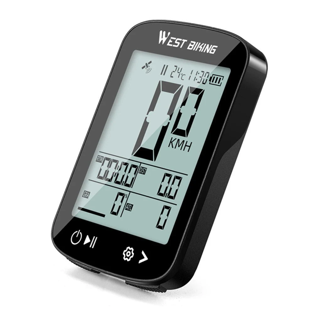 Безжичен GPS брояч за велосипед WEST BIKING YP0702113 с CE сертификат
