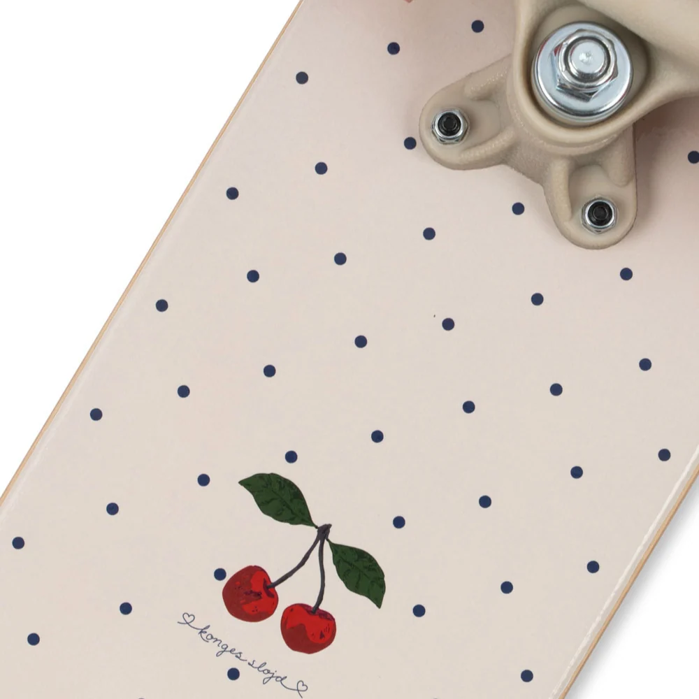 Konges Slojd скейтборд за деца със светещи колела Navy Dots