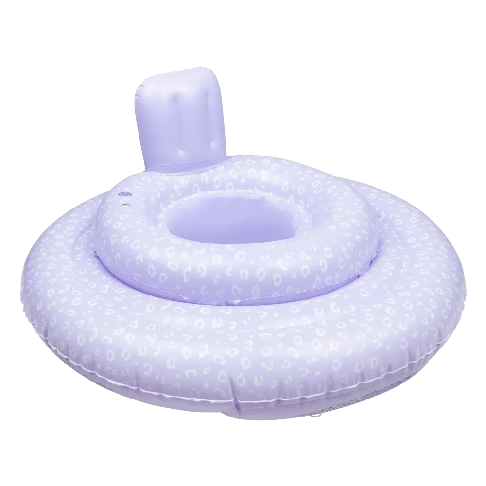 Swim Essentials Детски велосипед за плуване лилав леопард