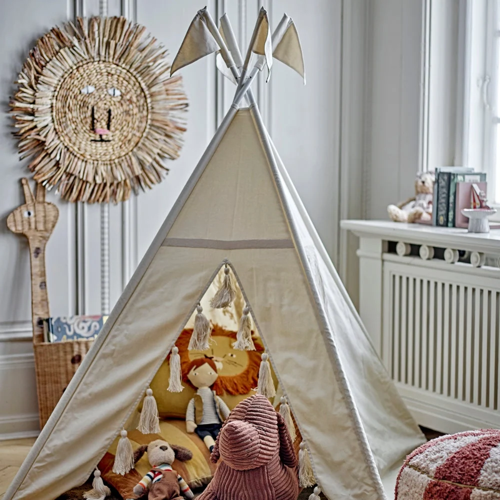 Bloomingville детска палатка тип „вигвам“ MINI Fardin Nature