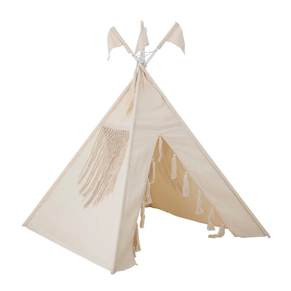 Bloomingville детска палатка тип „вигвам“ MINI Fardin Nature