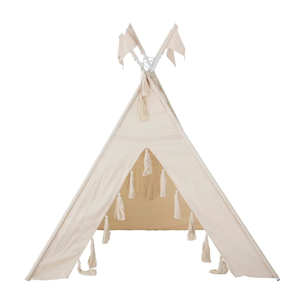 Bloomingville детска палатка тип „вигвам“ MINI Fardin Nature