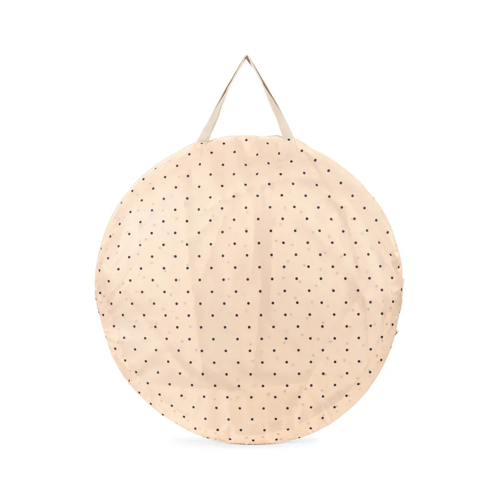 Konges Slojd детска плажна палатка pop up navy dot