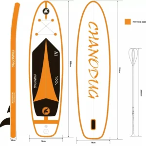 Надуваем сърфборд Stand Up Paddle Boards с карбоново гребло - SUP 325/76/15см