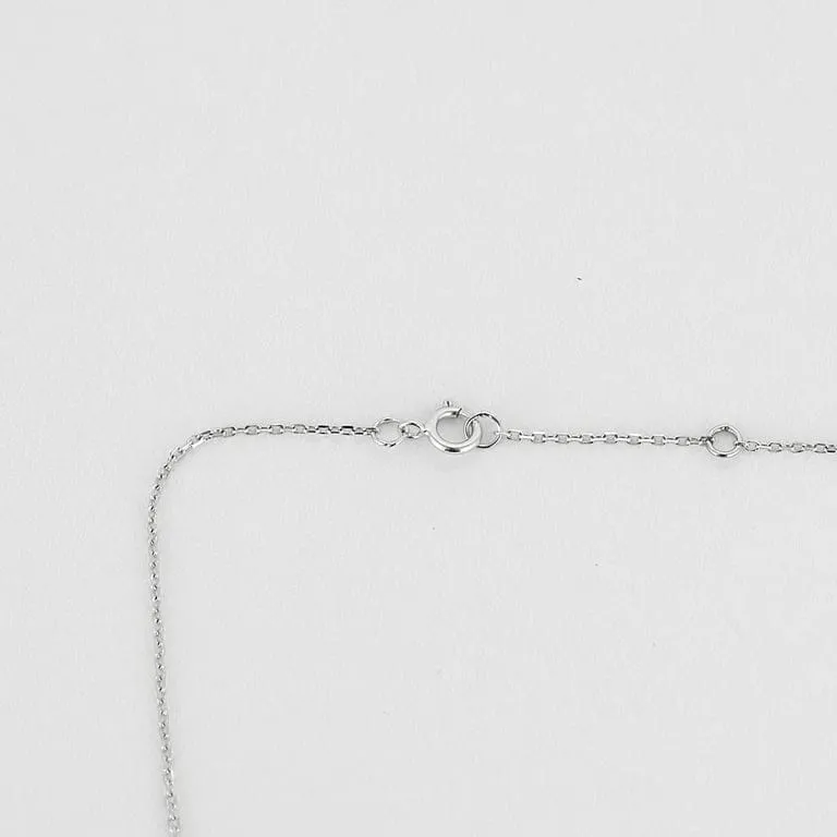 КОЛИЕ С ДИАМАНТИ ОТ БЯЛО ЗЛАТО 0.15ct