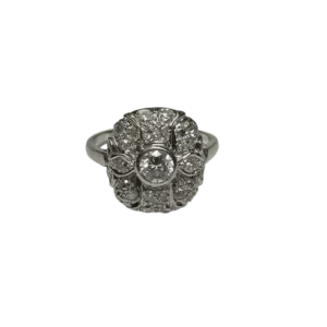 Пръстен Платина и диаманти, включително прибл. 0,30ct