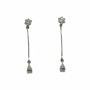 Златни и диамантени обеци 0.34 ct