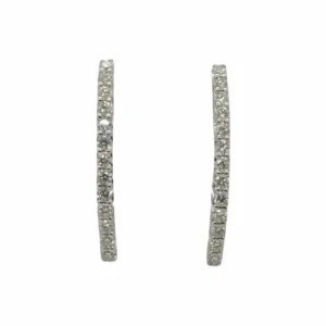Златни и диамантени обеци 0.39ct