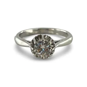 Пръстен Солитер злато и диамант 0.50 ct