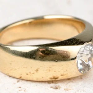 Пръстен Солитер в стар европейски диамант 0,60 CT