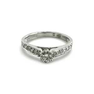 Пръстен Солитер злато и диаманти 0.63 ct