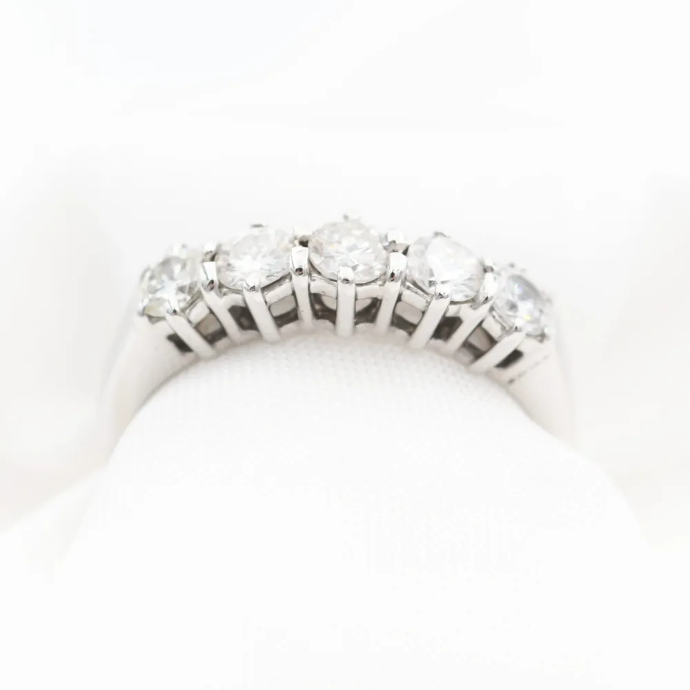 Пръстен ривиера 0,75 ct