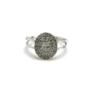 Пръстен с бяло злато и диамант 0.82ct
