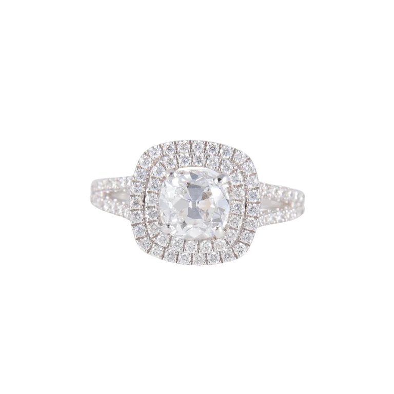 Пръстен Солитер 1.22ct Изключително бяло