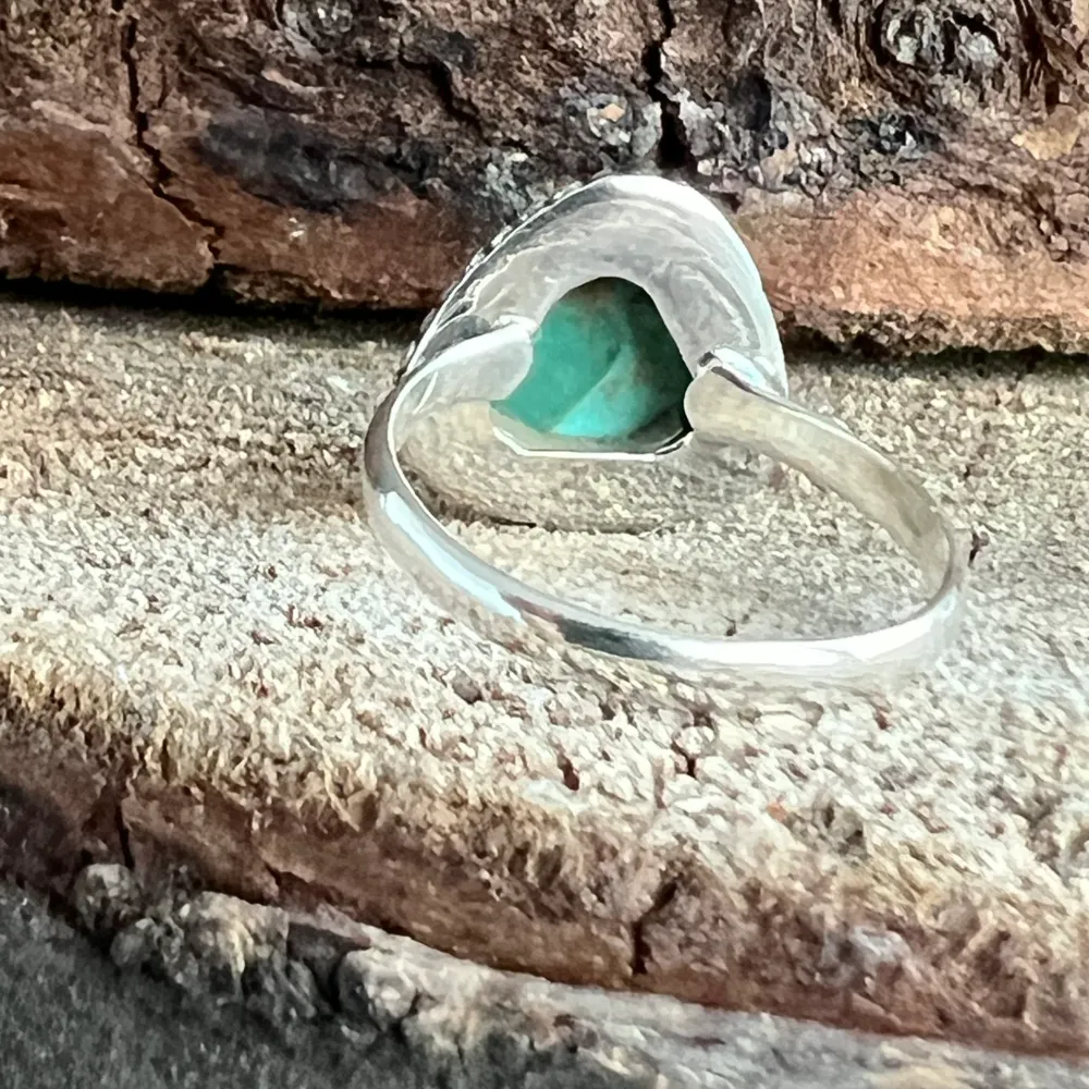 Сребърен пръстен с тюркоаз | Модел 8