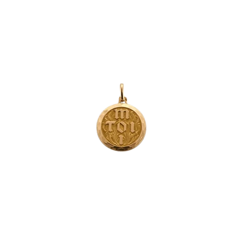 Висулка от жълто злато и розово злато
