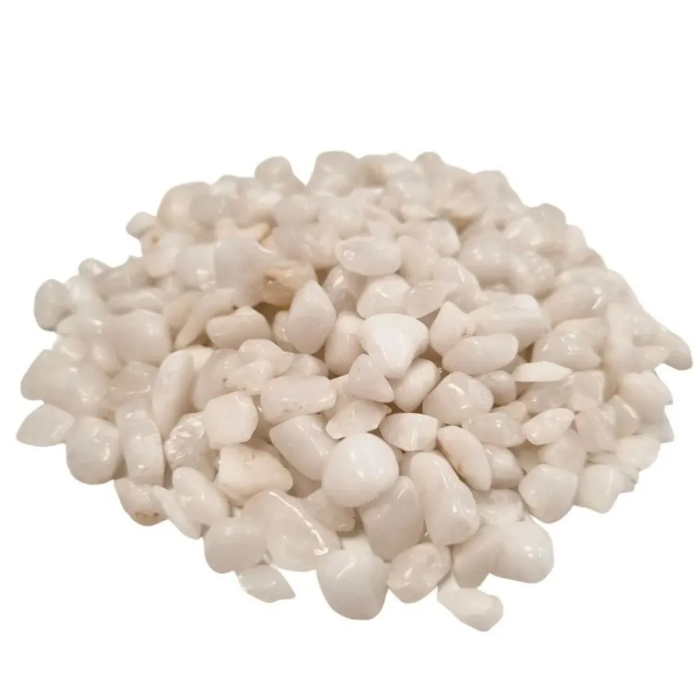 Бели кристални чипове от кварц, 1kg