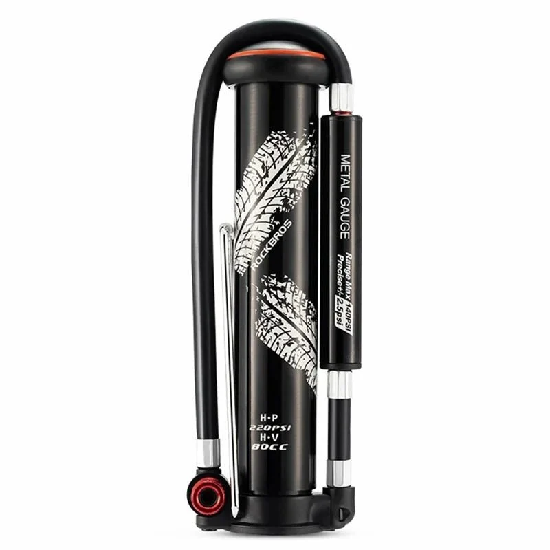 Ръчна велосипедна помпа 220PSI с въздух и скрит манометър