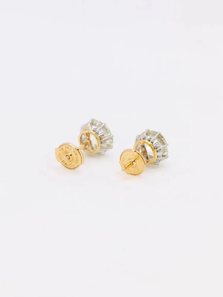 3,37 ct стари диамантени обеци
