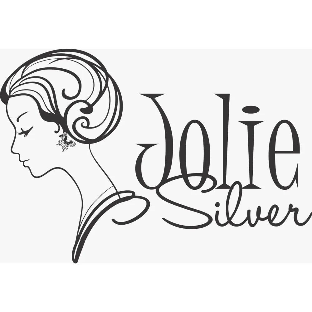 Сребърна гривна с форма на подкова 925 с мини цирконии | Jolie Silver