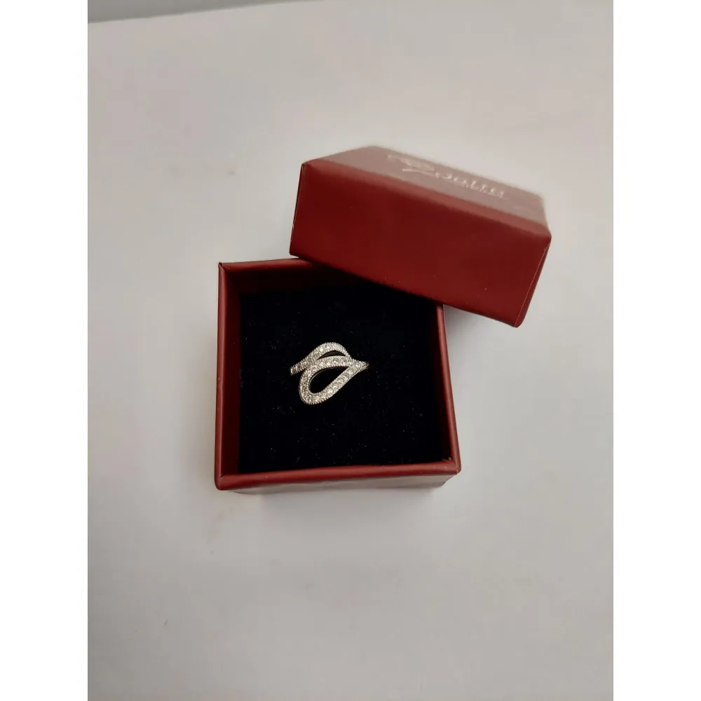 Сребърен пръстен със змия 925 с камъни, Jolie Silver, 2.3G, M 54
