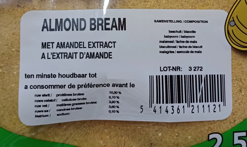 ALMOND BREAM 2,5kg