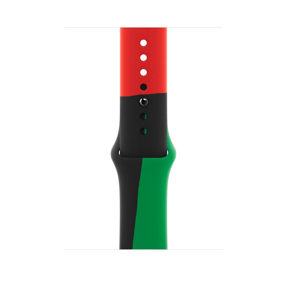 Каишка от Apple - 44 мм Black Unity Sport Band - S/M
