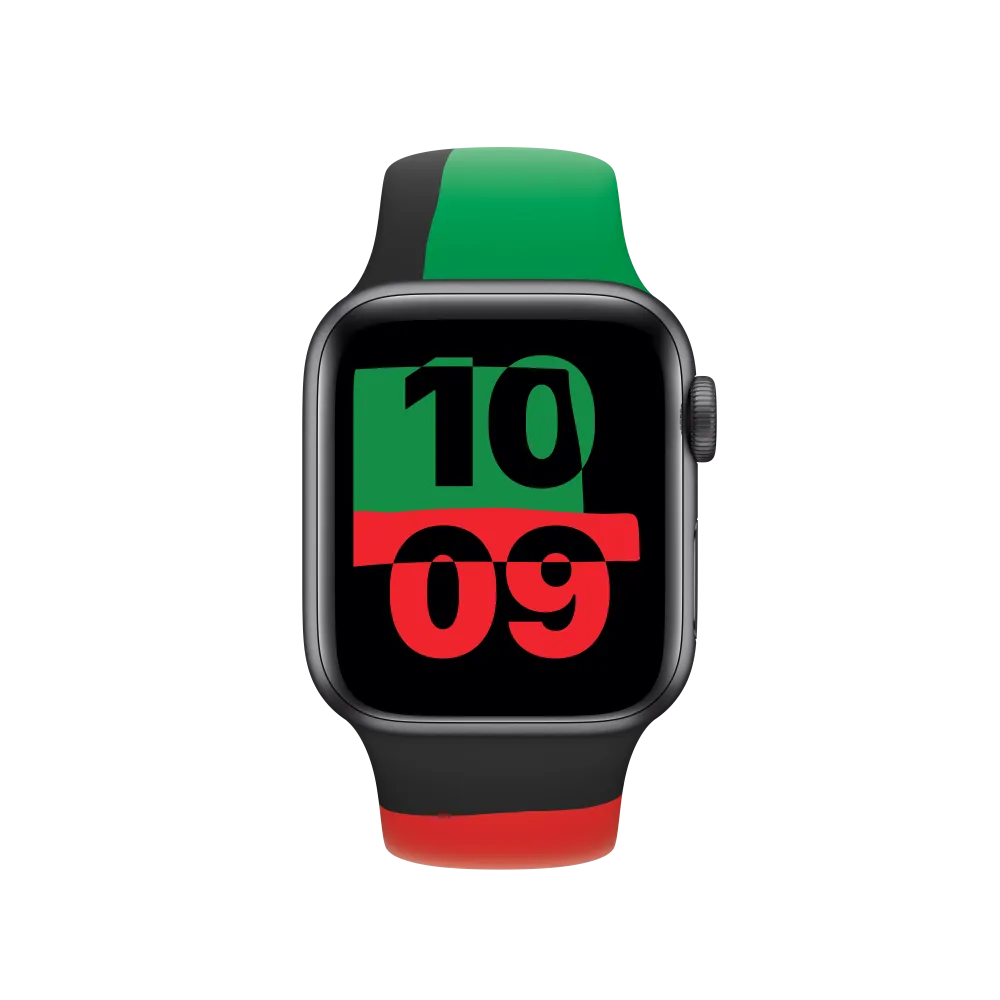 Каишка от Apple - 40 мм Black Unity Sport Band - S/M