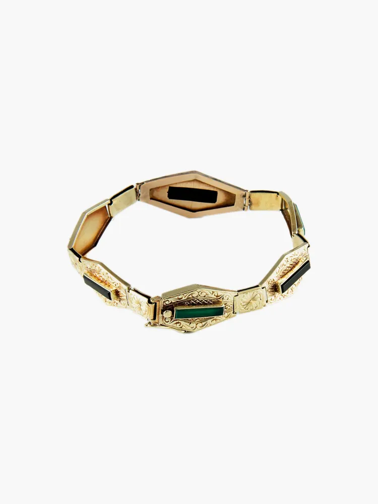 Гривна Art Deco или ахат оникс