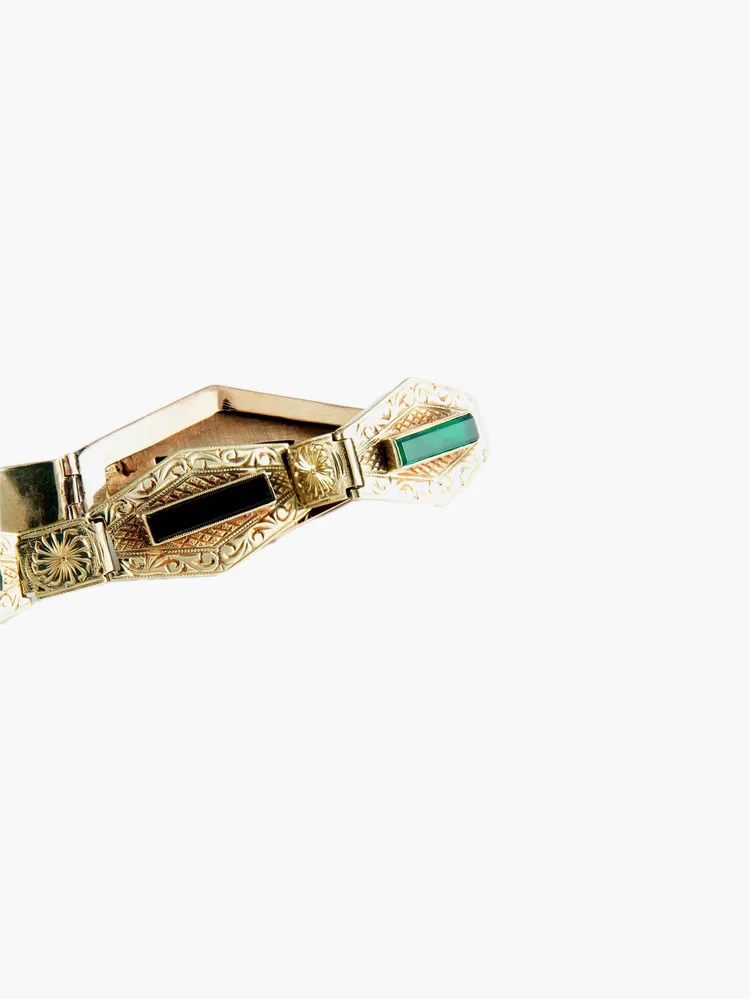Гривна Art Deco или ахат оникс