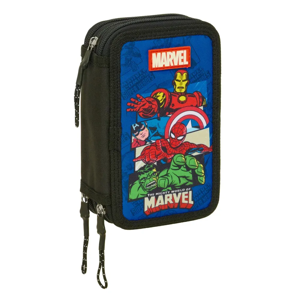 Пътническа Чанта Avengers Син Черен 12,5 x 19,5 x 5,5 cm 37 Части