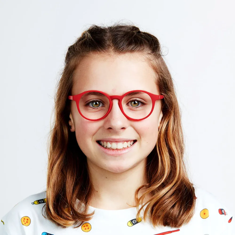 BARNER GLASSES Le Marais Kids - Ruby Red