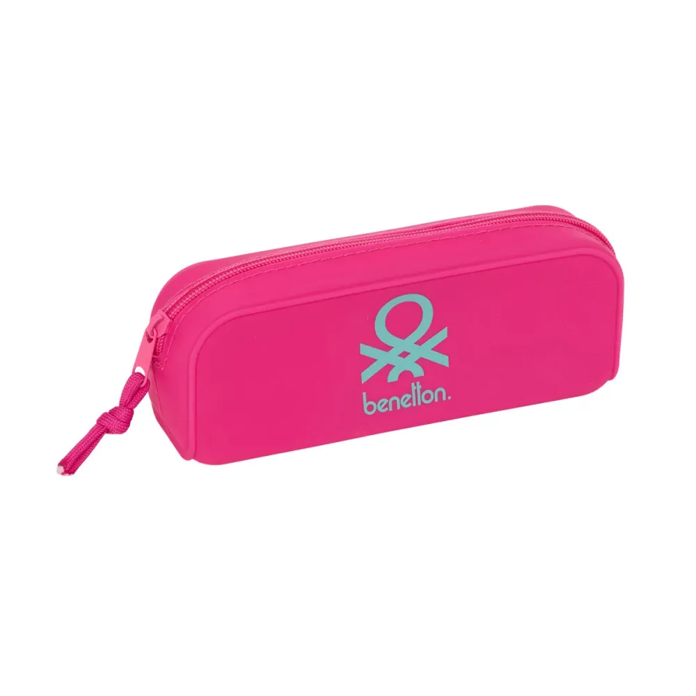 Пътническа Чанта Benetton Heart Розов 18.5 x 7.5 x 5.5 cm