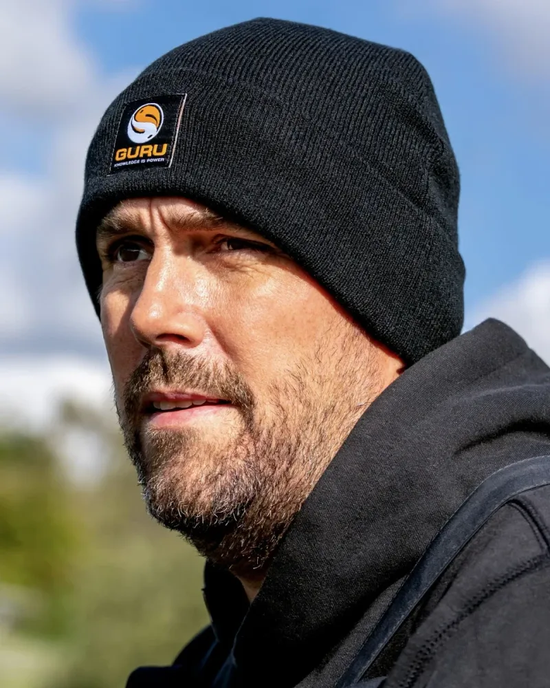 BLACK PATCH BEANIE
