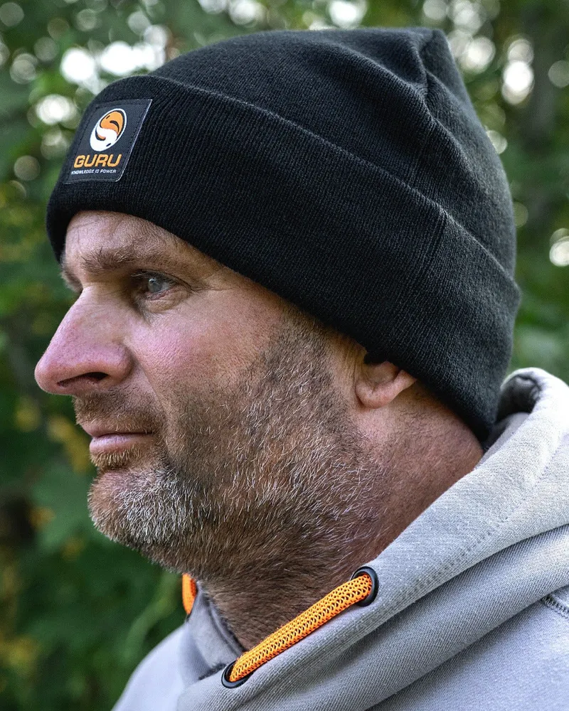 BLACK PATCH BEANIE