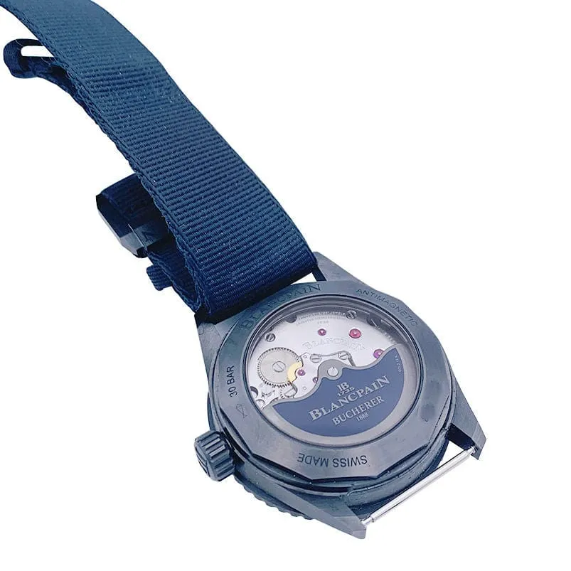 Часовник за гмуркане Blancpain, "Fifty Fathoms Bathyscaphe", керамика.