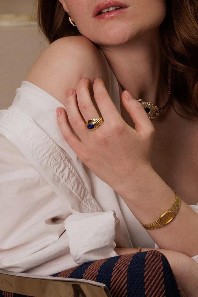 Boucheron Пръстен Jaipur жълто злато лапис лазули