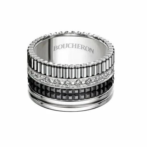 Boucheron - Пръстен Quatre Black Edition диаманти