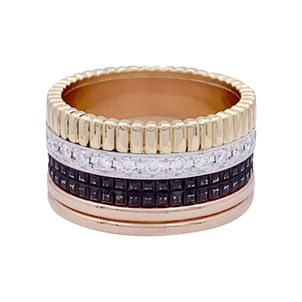 Пръстен Boucheron, "Quatre Classic Large", три златни и диаманти