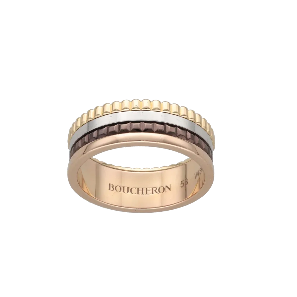 Пръстен Boucheron Quatre Small – 18k злато – Размер 53 – Около 2010 – Оригинална кутия