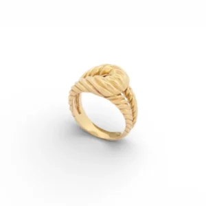 рядък винтидж пръстен Boucheron морски възел t51 6.9 гр жълто злато