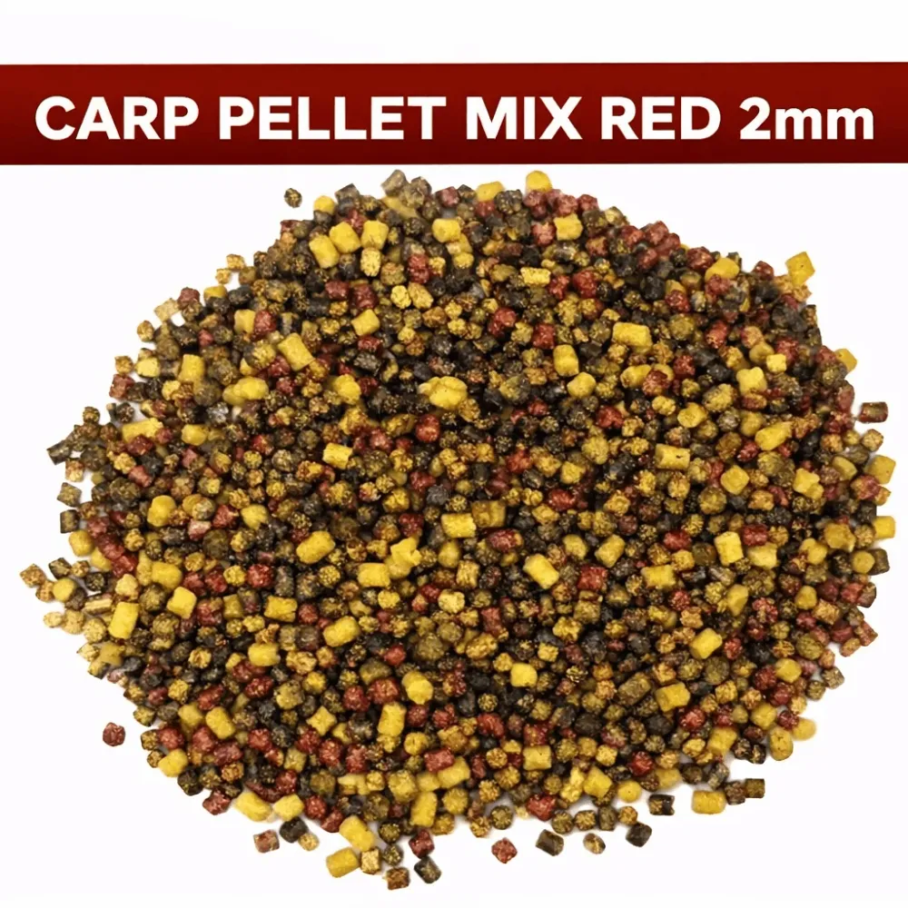 CARP PELLETS MIX RED 2mm - 1kg