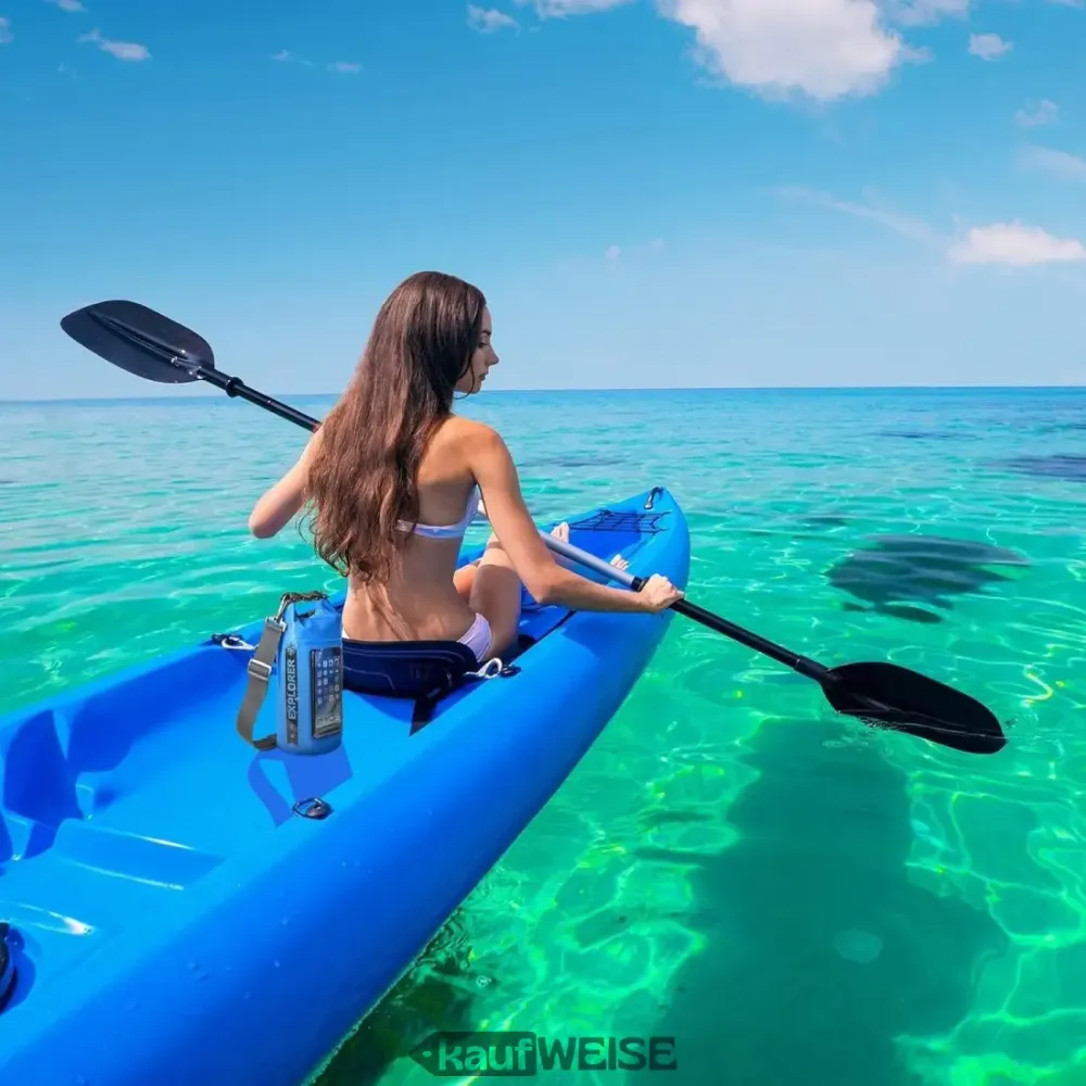 Celly Explorer Dry Bag 2L | Водоустойчиво отделение за мобилен телефон (тъч) | Презрамка за рамо и закопчаване | На открито