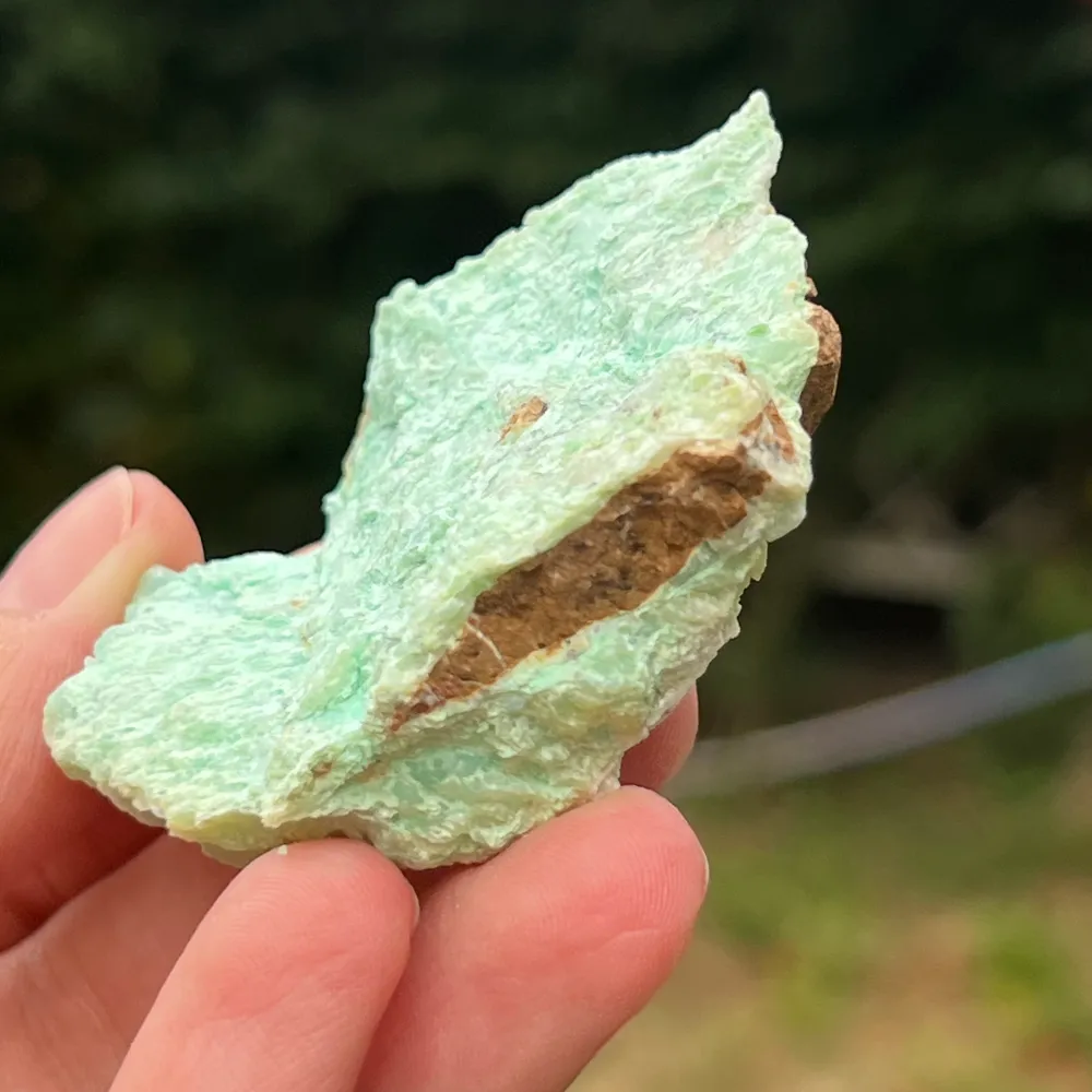 Chrysoprase Australia Груб камък модел 2