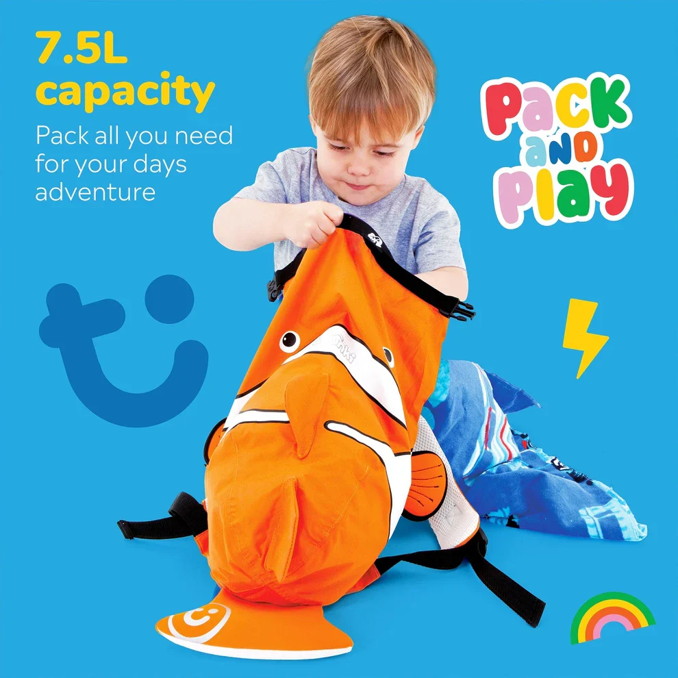 Детска Раница Chuckles Clown Fish Trunki