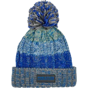 COLOUR BLOCK BOBBLE HAT - 🎁