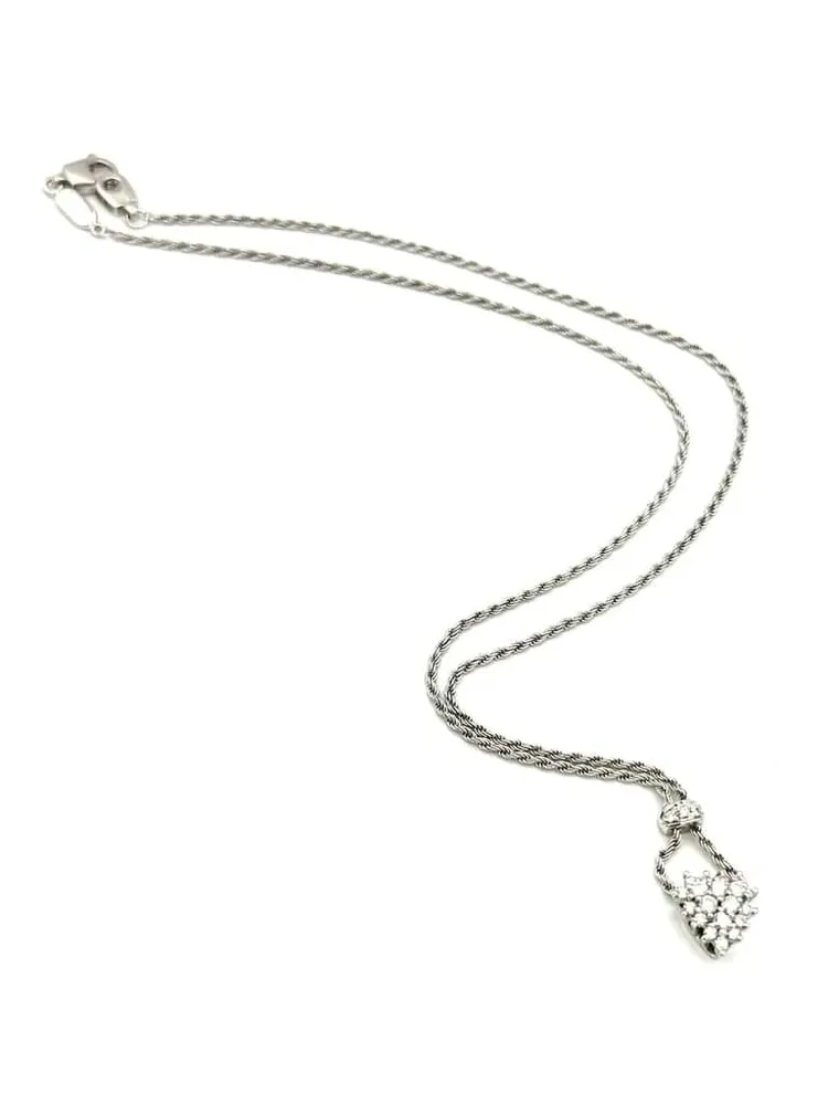 DAMIANI. Колие от бяло злато 18K и диаманти