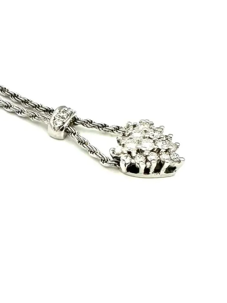 DAMIANI. Колие от бяло злато 18K и диаманти