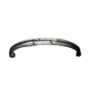 David Yurman - Артикулирана гривна от Сребро и диаманти с брилянтова шлифовка